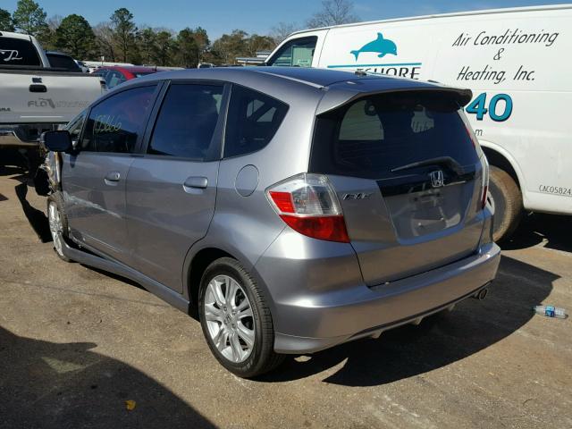 JHMGE874X9S045373 - 2009 HONDA FIT SPORT SILVER photo 3