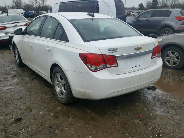 1G1PC5SB4F7287255 - 2015 CHEVROLET CRUZE LT WHITE photo 3