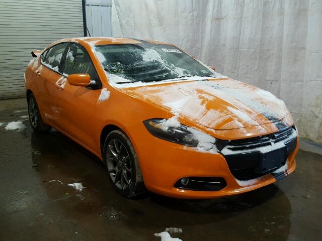 1C3CDFBAXDD342391 - 2013 DODGE DART SXT ORANGE photo 1