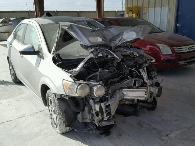 1G1JC5SH2E4229591 - 2014 CHEVROLET SONIC LT SILVER photo 1