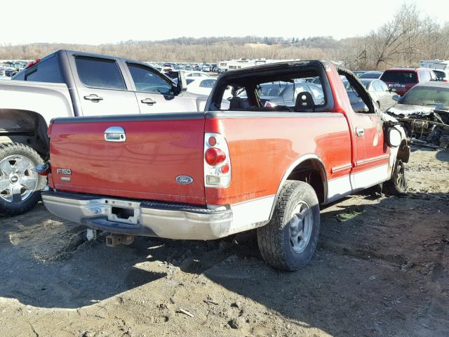 1FTDF176XVKD57469 - 1997 FORD F150 RED photo 4