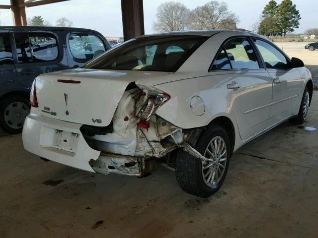 1G2ZG558964217230 - 2006 PONTIAC G6 SE1 WHITE photo 4