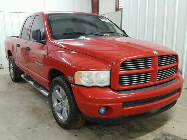 1D7HA18D54S601546 - 2004 DODGE RAM 1500 S RED photo 1