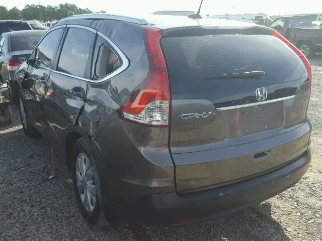 2HKRM3H70EH517663 - 2014 HONDA CR-V EXL BROWN photo 3