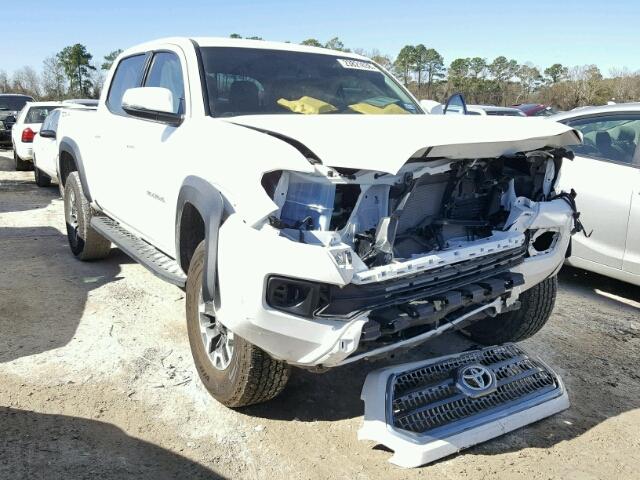 5TFCZ5AN3HX085851 - 2017 TOYOTA TACOMA DOU WHITE photo 1