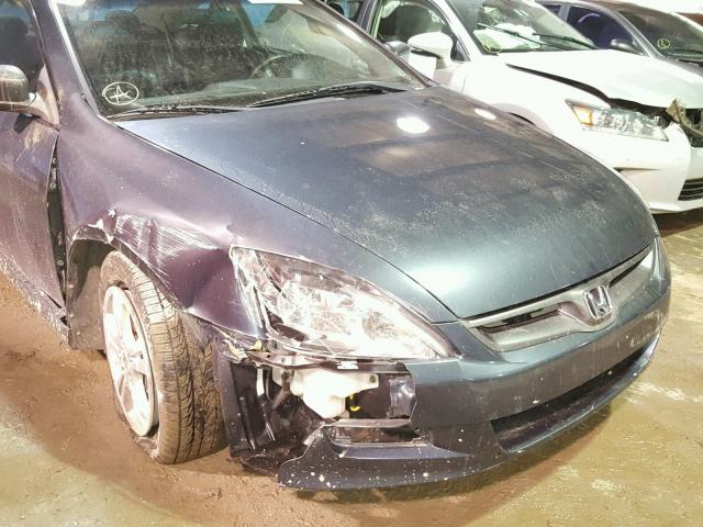 1HGCM72686A009559 - 2006 HONDA ACCORD EX CHARCOAL photo 9