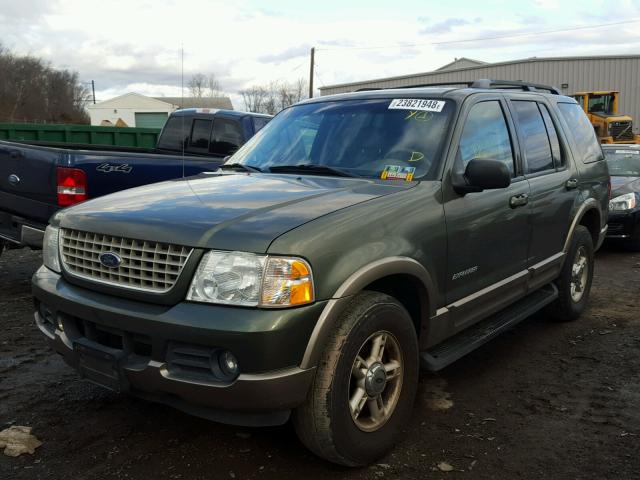 1FMZU64W92ZB98021 - 2002 FORD EXPLORER E GREEN photo 2