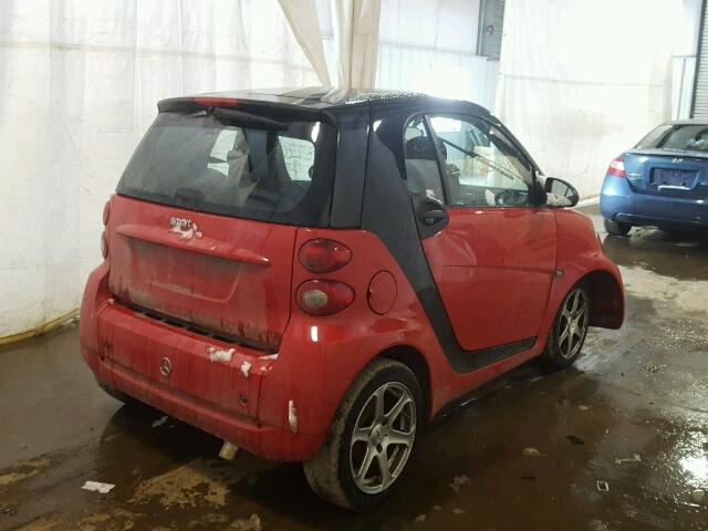 WMEEJ3BA5BK498425 - 2011 SMART FORTWO PUR RED photo 4