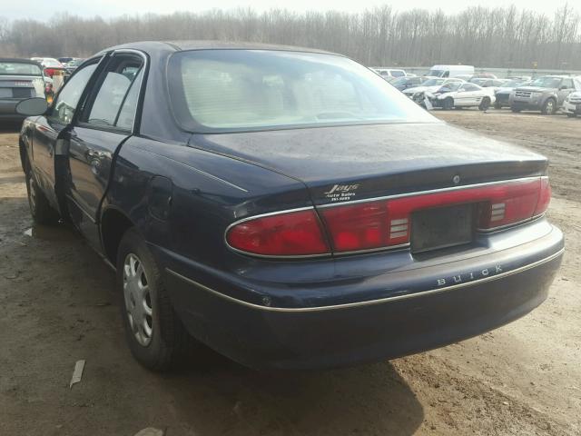 2G4WS52J221185453 - 2002 BUICK CENTURY CU BLUE photo 3