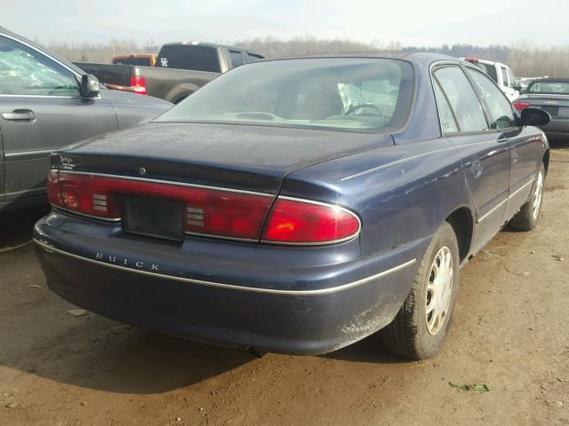 2G4WS52J221185453 - 2002 BUICK CENTURY CU BLUE photo 4