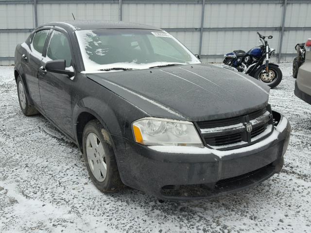 1B3CC4FB9AN107526 - 2010 DODGE AVENGER SX BLACK photo 1