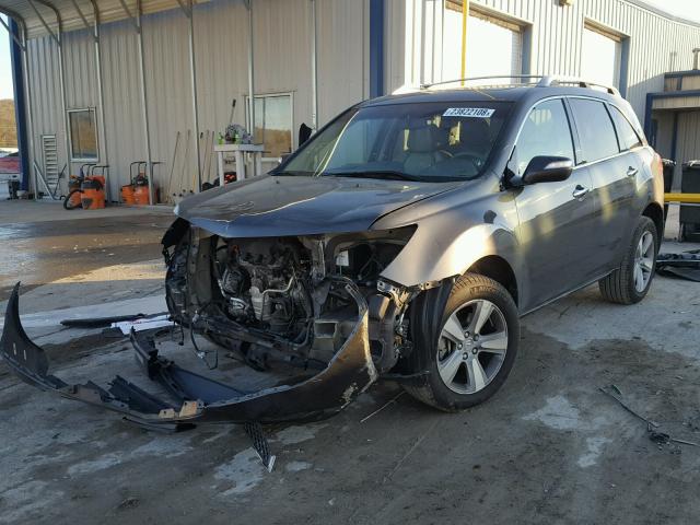 2HNYD2H4XBH528552 - 2011 ACURA MDX TECHNO CHARCOAL photo 2