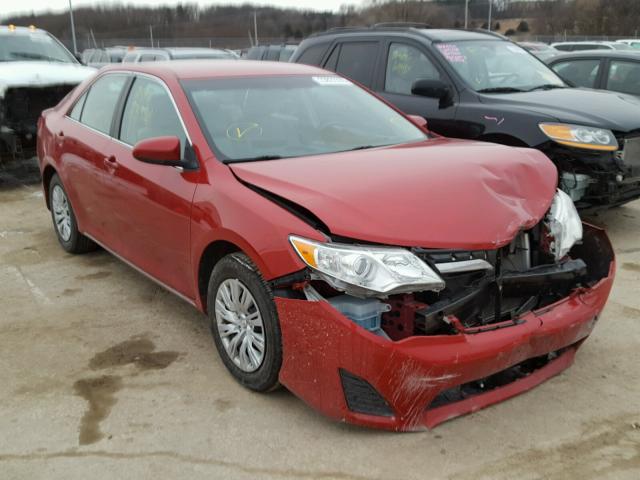 4T4BF1FK7CR199620 - 2012 TOYOTA CAMRY BASE RED photo 1