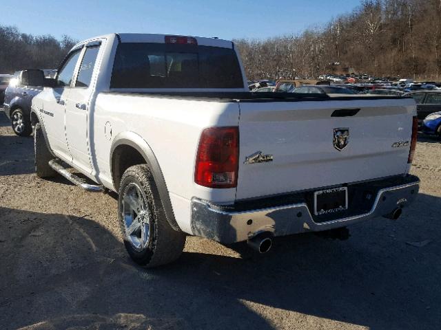 1C6RD7GT4CS219208 - 2012 DODGE RAM 1500 S WHITE photo 3