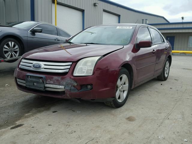 3FAHP07ZX7R220832 - 2007 FORD FUSION SE MAROON photo 2