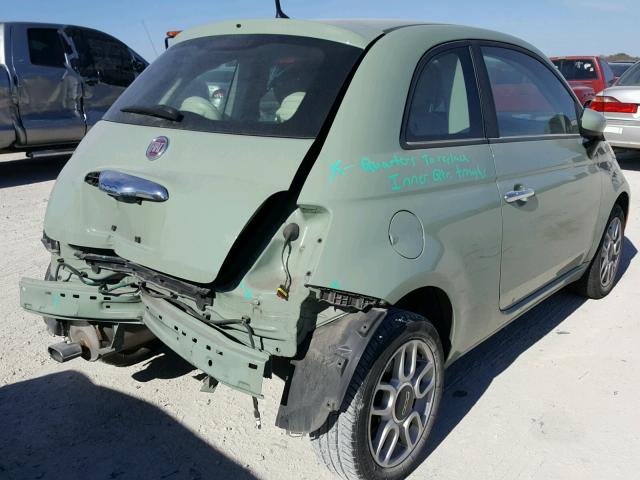 3C3CFFAR3CT385013 - 2012 FIAT 500 POP GREEN photo 4