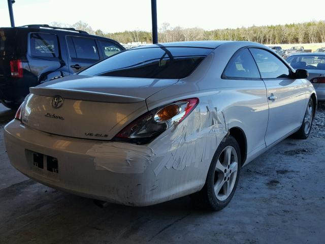 4T1CA30P74U012746 - 2004 TOYOTA CAMRY SOLA WHITE photo 4