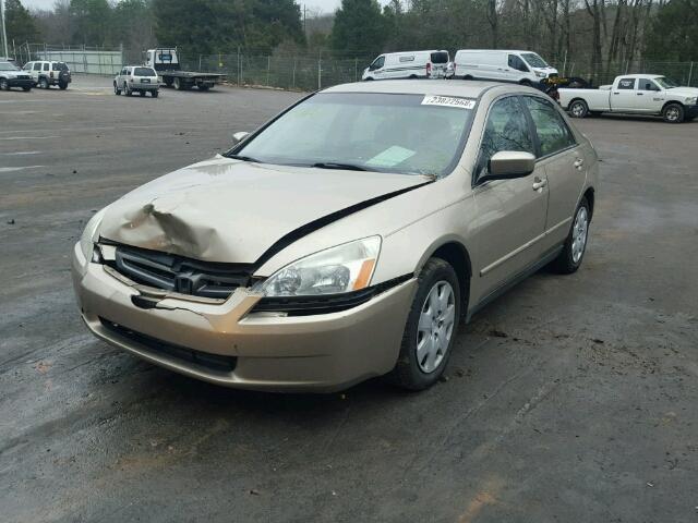 1HGCM66303A009402 - 2003 HONDA ACCORD LX GOLD photo 2