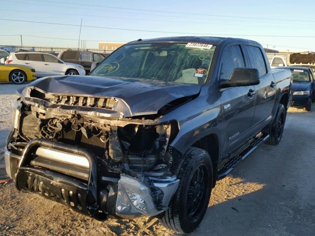 5TFEY5F10EX164245 - 2014 TOYOTA TUNDRA CRE BLACK photo 2