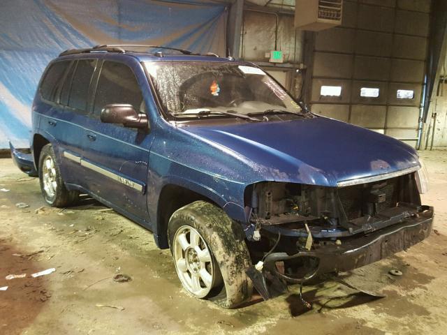 1GKDT13S852235323 - 2005 GMC ENVOY BLUE photo 1