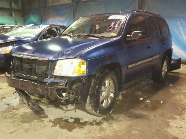 1GKDT13S852235323 - 2005 GMC ENVOY BLUE photo 2