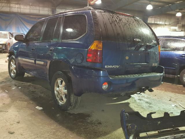 1GKDT13S852235323 - 2005 GMC ENVOY BLUE photo 3