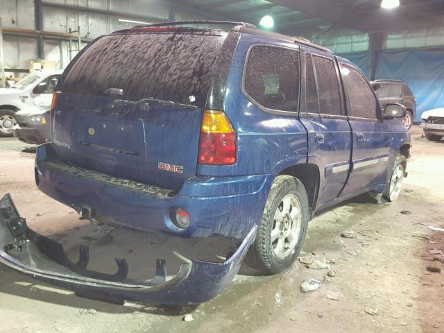 1GKDT13S852235323 - 2005 GMC ENVOY BLUE photo 4