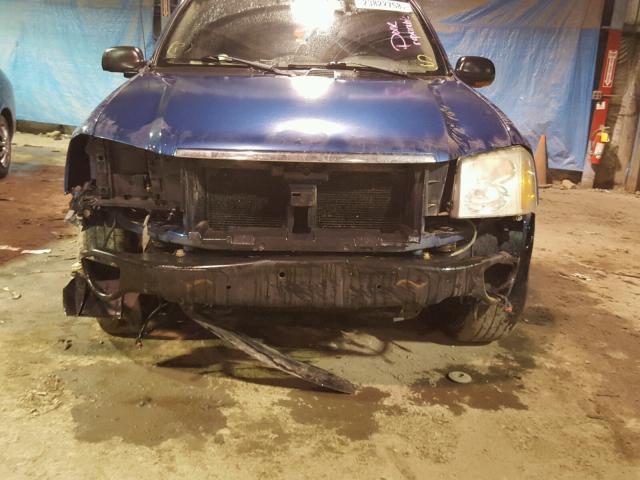 1GKDT13S852235323 - 2005 GMC ENVOY BLUE photo 9