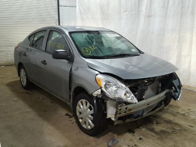 3N1CN7AP0DL842352 - 2013 NISSAN VERSA S GRAY photo 1