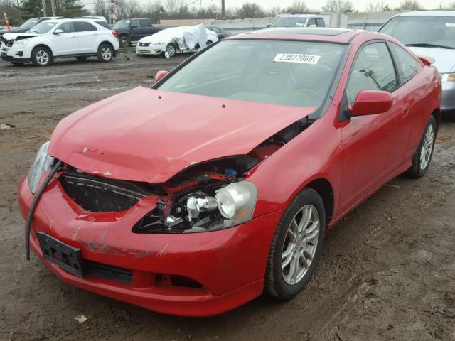 JH4DC54866S018472 - 2006 ACURA RSX RED photo 2