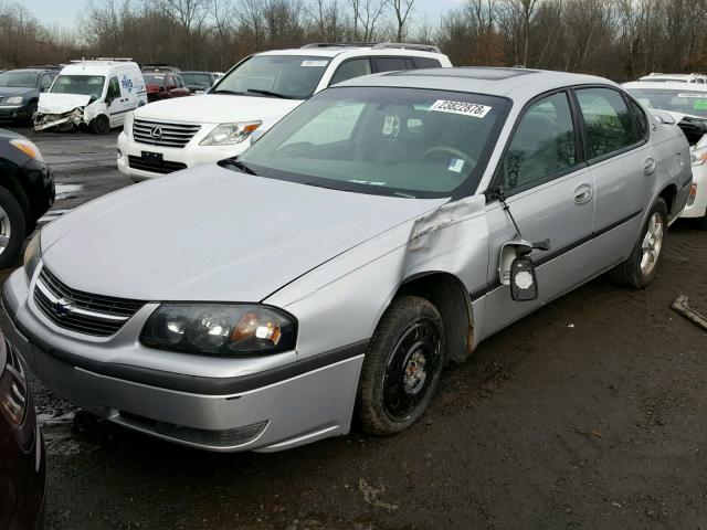 2G1WH55K239436328 - 2003 CHEVROLET IMPALA LS SILVER photo 2