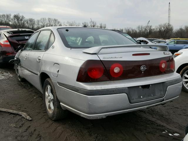 2G1WH55K239436328 - 2003 CHEVROLET IMPALA LS SILVER photo 3