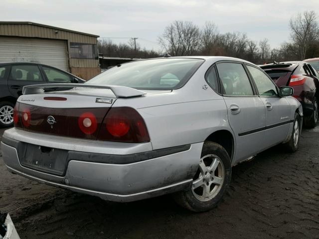 2G1WH55K239436328 - 2003 CHEVROLET IMPALA LS SILVER photo 4