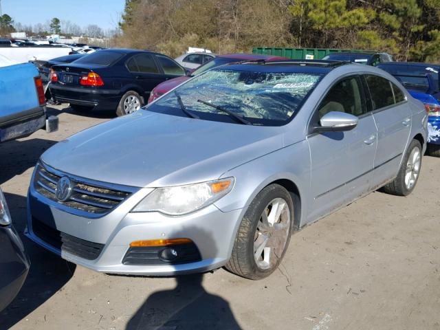 WVWHL73C19E525108 - 2009 VOLKSWAGEN CC LUXURY SILVER photo 2