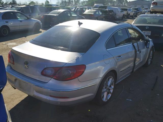 WVWHL73C19E525108 - 2009 VOLKSWAGEN CC LUXURY SILVER photo 4