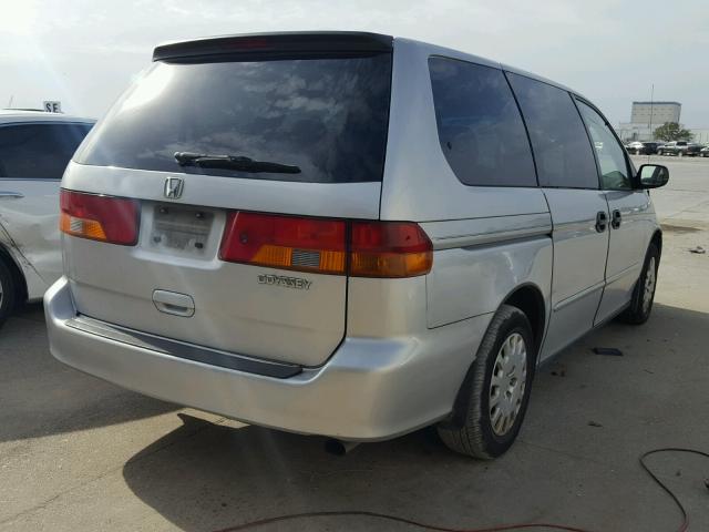 5FNRL18574B095457 - 2004 HONDA ODYSSEY LX SILVER photo 4