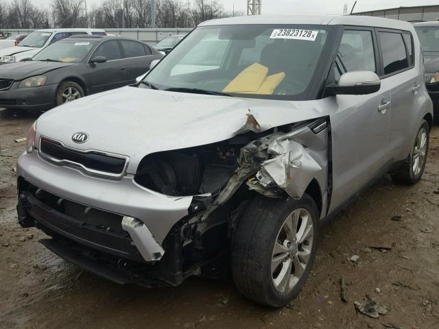 KNDJP3A54E7724915 - 2014 KIA SOUL + SILVER photo 2