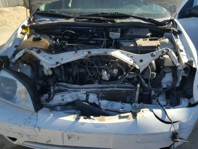 1FAFP34N27W310015 - 2007 FORD FOCUS ZX4 WHITE photo 7