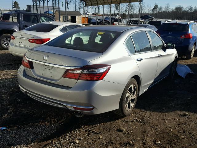 1HGCR2F38HA065153 - 2017 HONDA ACCORD LX SILVER photo 4