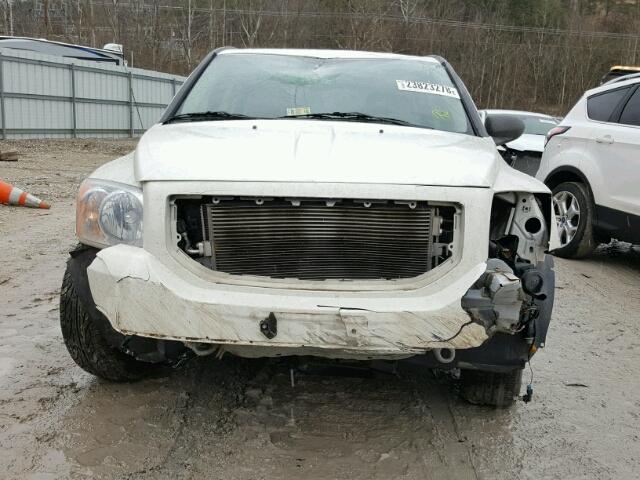 1B3HB48B37D411925 - 2007 DODGE CALIBER SX WHITE photo 9