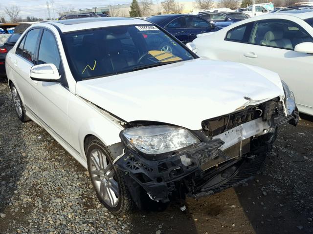 WDDGF54X29R050883 - 2009 MERCEDES-BENZ C 300 WHITE photo 1