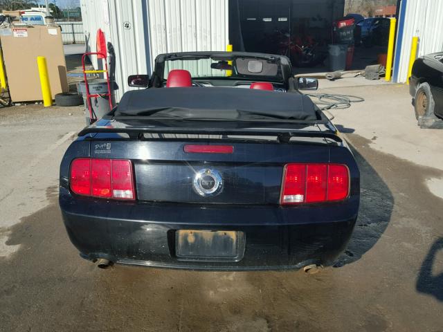 1ZVHT85H455203729 - 2005 FORD MUSTANG GT BLACK photo 9