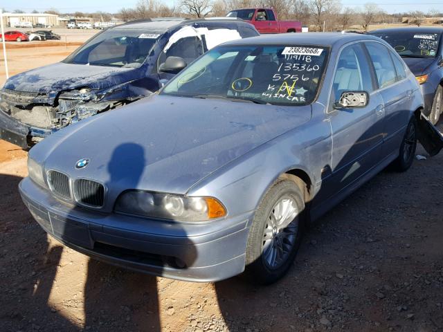 WBADT63483CK35756 - 2003 BMW 530 I AUTO BLUE photo 2