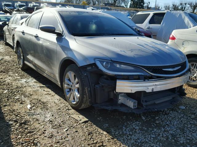 1C3CCCAB5FN701266 - 2015 CHRYSLER 200 LIMITE GRAY photo 1