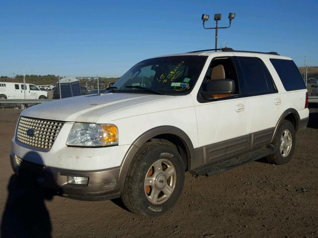 1FMFU18L43LA68822 - 2003 FORD EXPEDITION WHITE photo 2