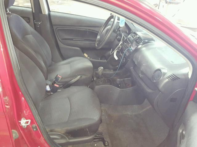 ML32A3HJXEH006226 - 2014 MITSUBISHI MIRAGE DE RED photo 5