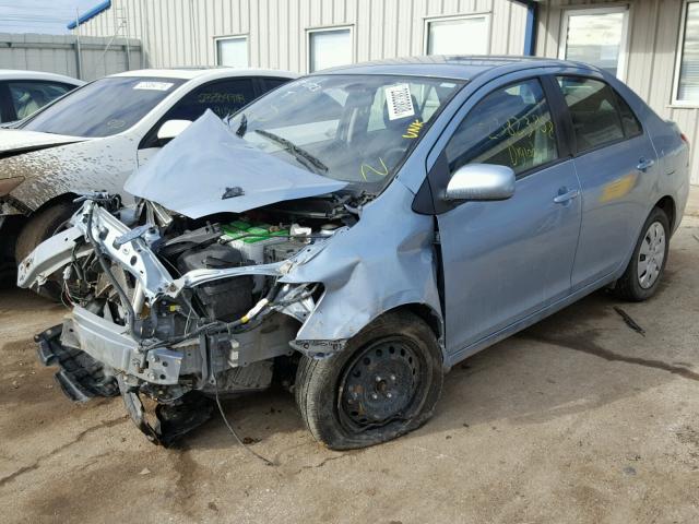 JTDBT903494053501 - 2009 TOYOTA YARIS BLUE photo 2