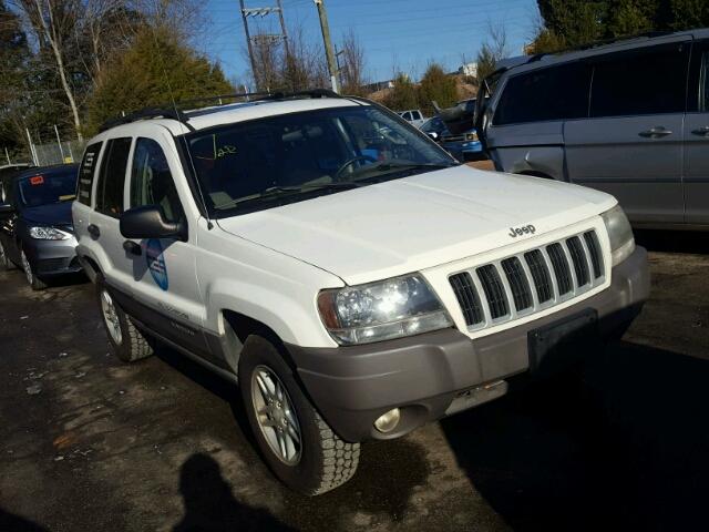 1J4GX48S74C227160 - 2004 JEEP GRAND CHER WHITE photo 1