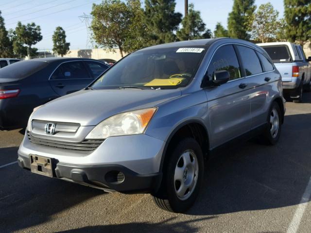 JHLRE38388C038078 - 2008 HONDA CR-V LX SILVER photo 2