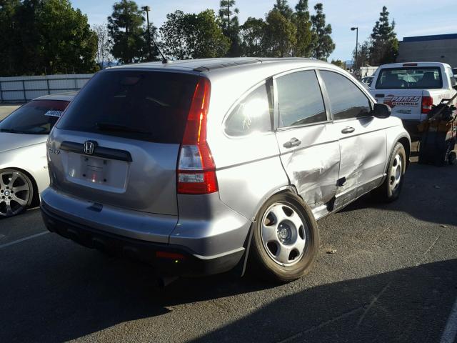 JHLRE38388C038078 - 2008 HONDA CR-V LX SILVER photo 4